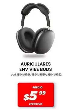 AURICULARES ENV VIBE BUDS cod: 18ENV9521 / 18ENV9520 / 18ENV9522