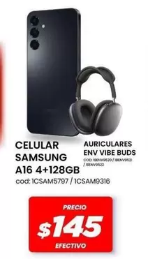 Samsung - CELULAR SAMSUNG A16 4+128GB cod: 1CSAM5797 / 1CSAM9316