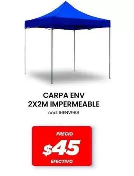 CARPA ENV 2X2M IMPERMEABLE cod: 1HENv968