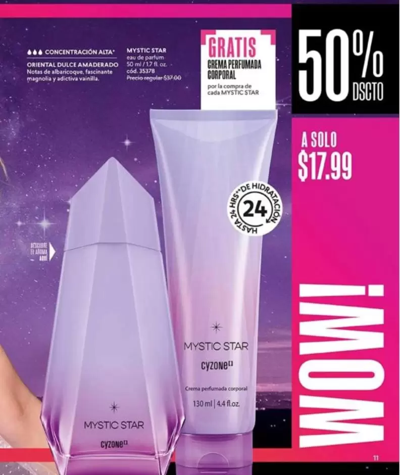 MYSTIC STAR CREMA PERFUMADA CORPORAL