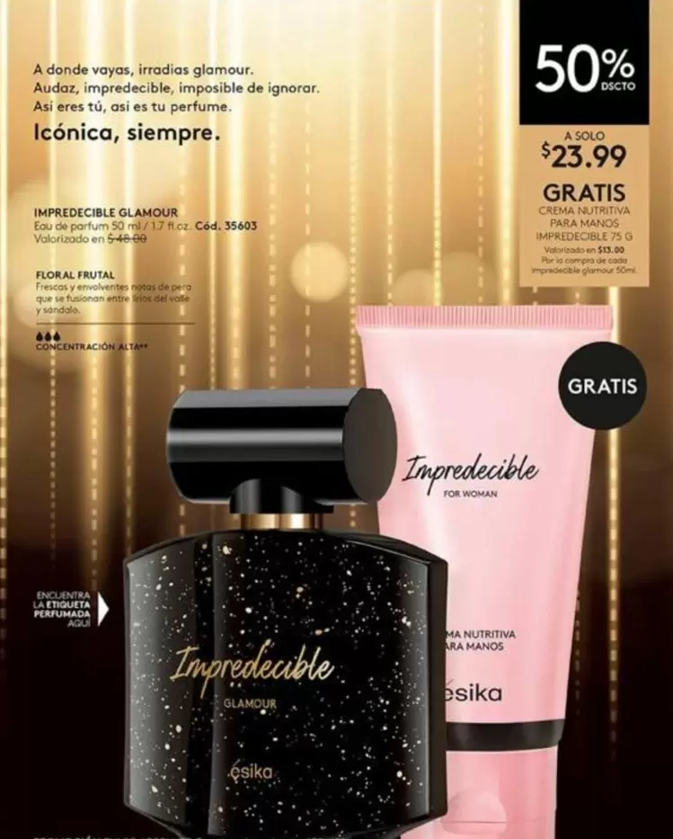 Ésika - Impredecible Glamour Eau de Parfum