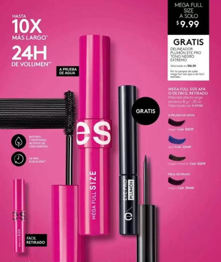 Pro - MEGA FULL SIZE DELINEADOR EYE PRO TONO NEGRO EXTREMO