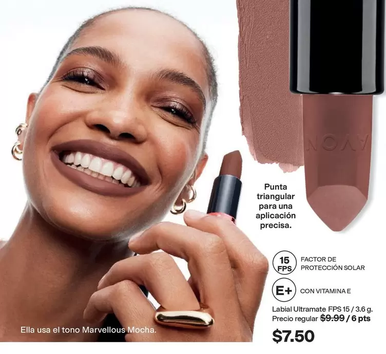 Avon - Labial Ultramatte FPS 15/3.6g