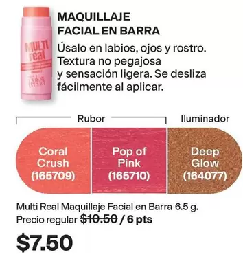 Real - Multi Maquillaje Facial en Barra 6.5 g
