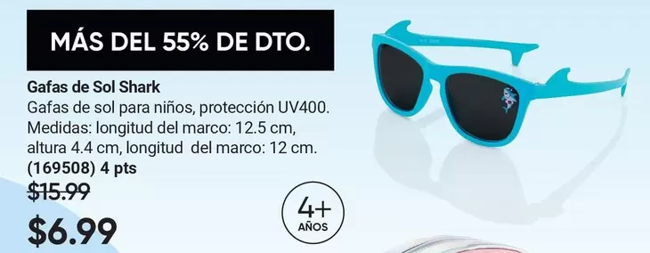 Sol - Gafas de  Shark (169508) 4 pts