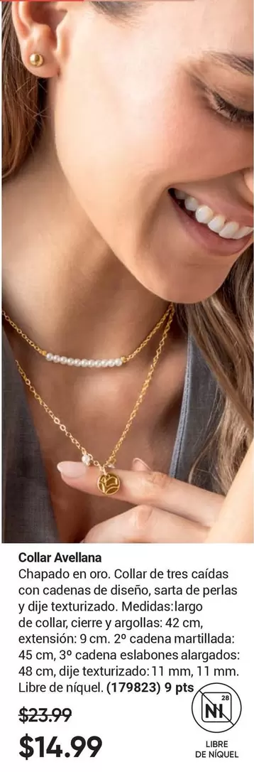 Collar Avellana