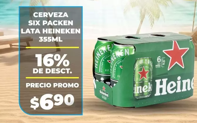 CERVEZA SIX PACKEN LATA