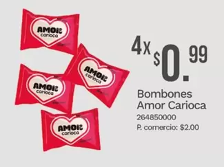 Amor - Bombones Carioca 264850000
