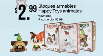 Bloques armables Happy Toys animales 196414000