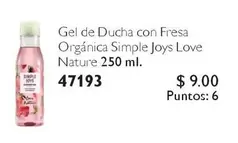 Love - Gel de Ducha con Fresa Orgánica 47193