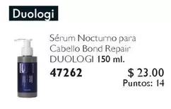 Sérum Nocturno para Cabello Bond Repair 47262