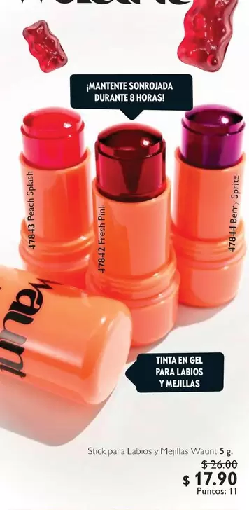 Tinta en Gel para Labios y Mejillas