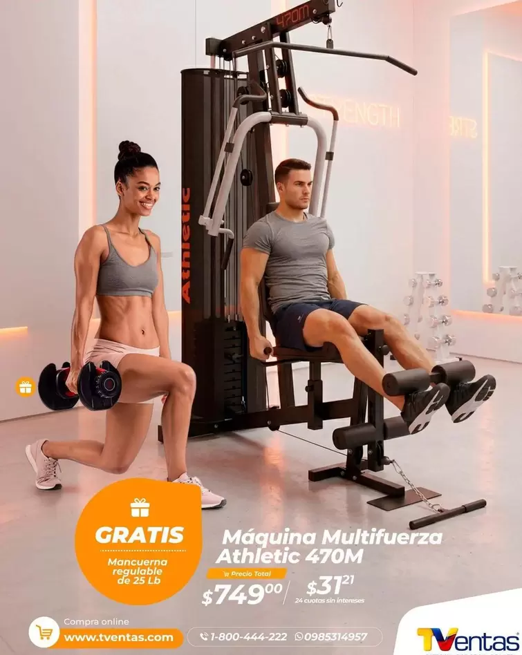 Máquina Multifuerza Athletic 470M