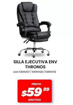 SILLA EJECUTIVA ENV THRONOS cod: 10ENV127 / 10ENV128 / 10ENV133
