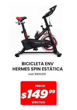 BICICLETA ENV HERMES SPIN ESTÁTICA cod: 1DENV213