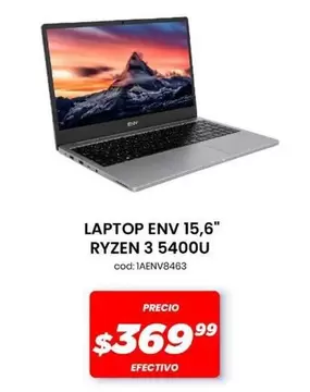 LAPTOP ENV 15,6" RYZEN 3 5400U cod: 1AENV8463