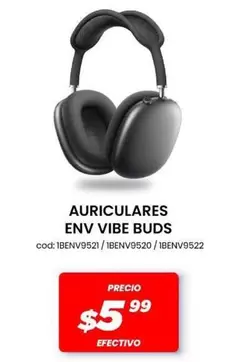 AURICULARES ENV VIBE BUDS cod: 1BENV9521 / 1BENV9520 / 1BENV9522