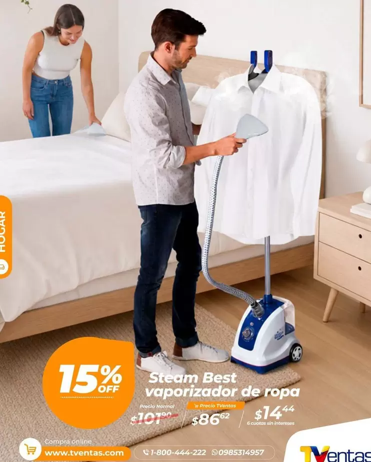 Steam Best vaporizador de ropa