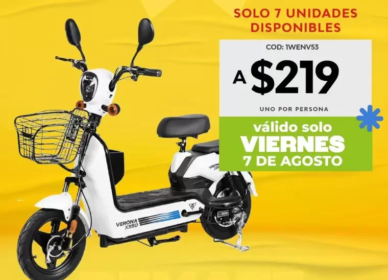 uno - Scooter Eléctrica COD: IWENV53