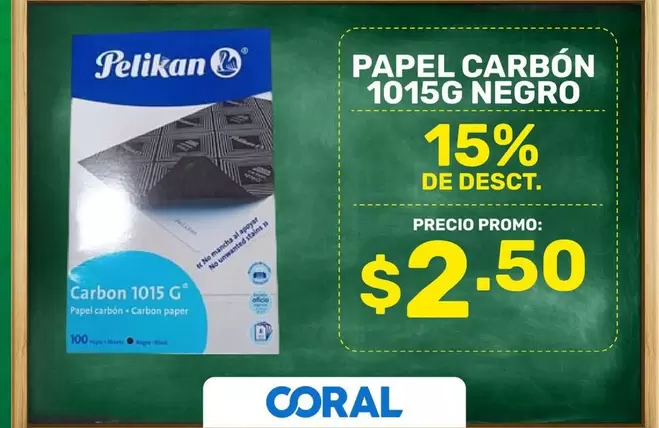 Negro - PAPEL CARB
uevoN 1015G NEGRO