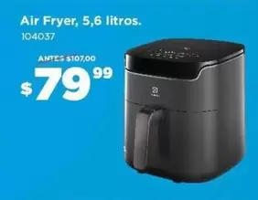Air Fryer, 5,6 litros. 104037