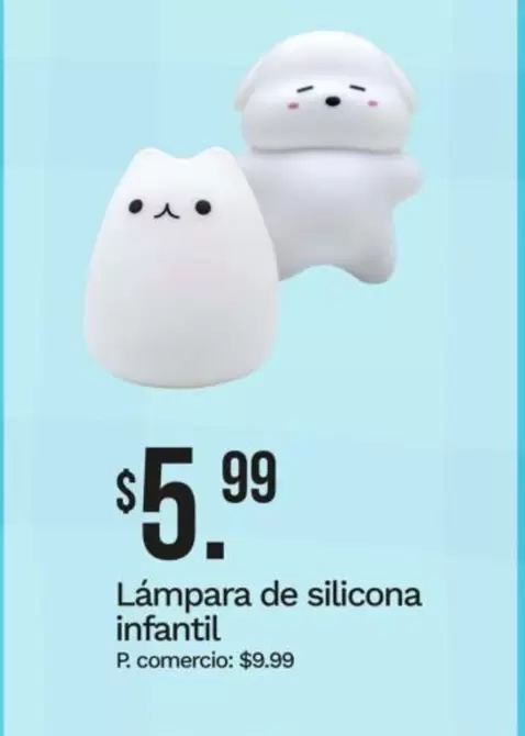 Lederal{a}mpara de silicona infantil