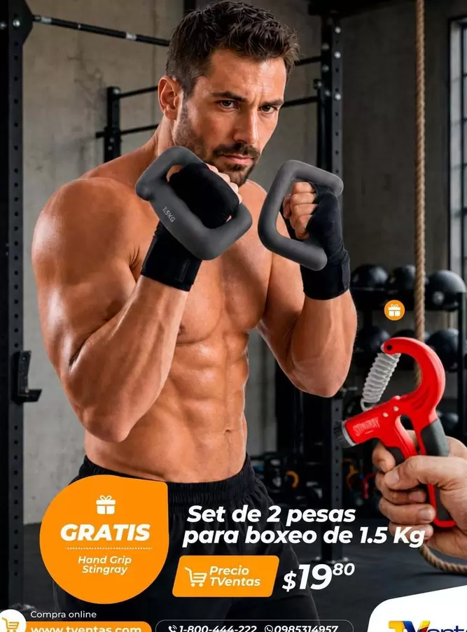 Set de 2 pesas para boxeo