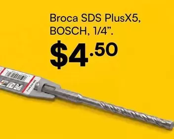 Broca SDS PlusX5, 1/4".