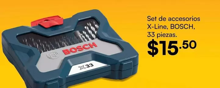 Set de accesorios X-Line, 33 piezas