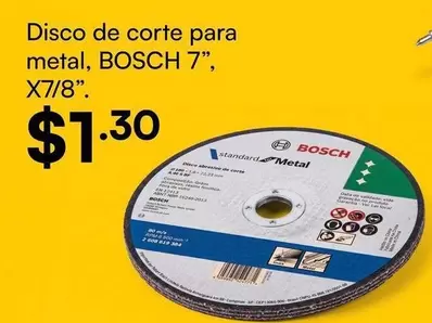 Pro - Disco de corte para metal, 7", X7/8"