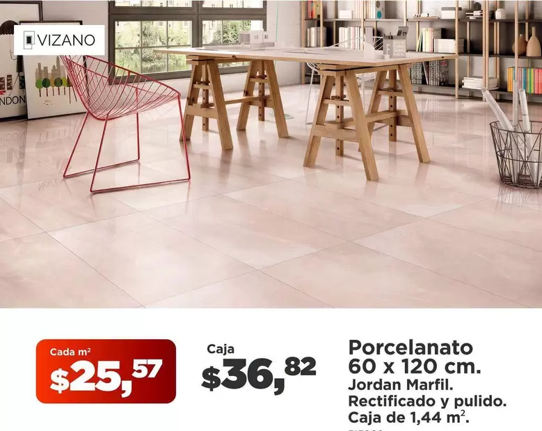 Jordan - Porcelanato Marfil