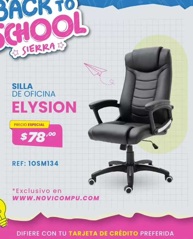 SILLA DE OFICINA ELYSION