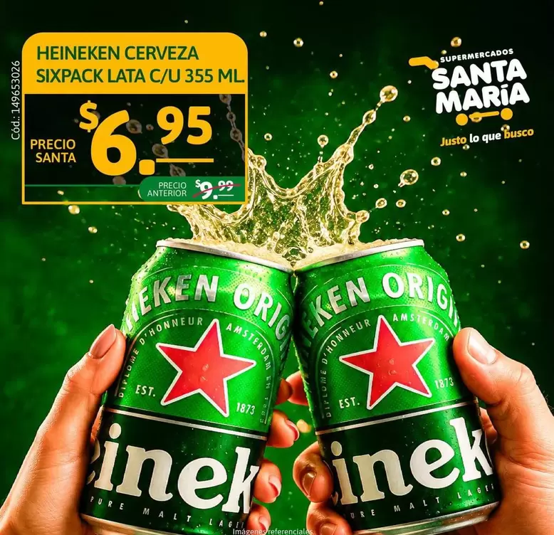 María - CERVEZA SIXPACK LATA C/U 355 ML