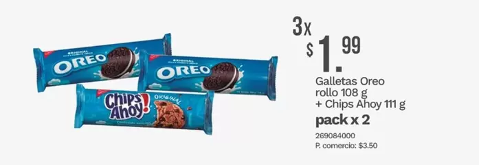 Galletas Oreo + Chips Ahoy