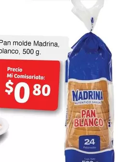 Pan molde blanco
