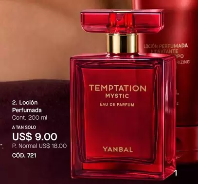 Yanbal - Loción Perfumada Cont. 200 ml CÓD. 721