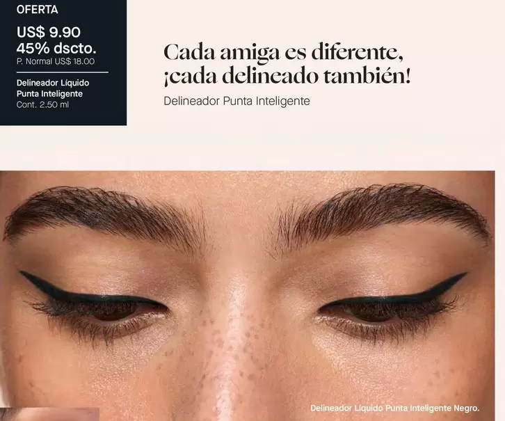 Negro - Delineador Líquido Punta Inteligente