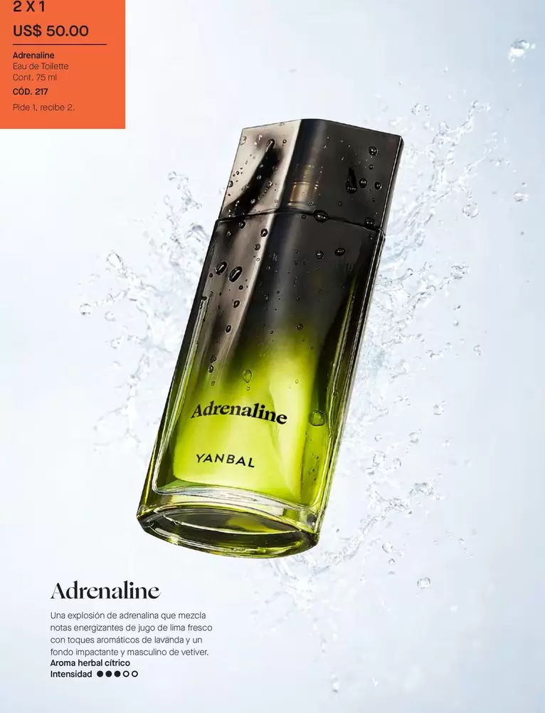 Yanbal - Adrenaline Eau de Toilette