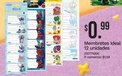 Real - Membretes Ideal 21077100