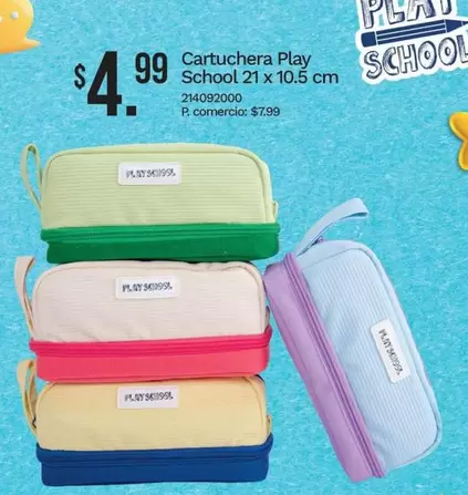 Play - Cartuchera  School 21 x 10.5 cm 214092000