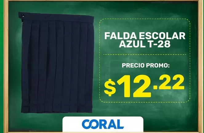 Azul - FALDA ESCOLAR AZUL T-28