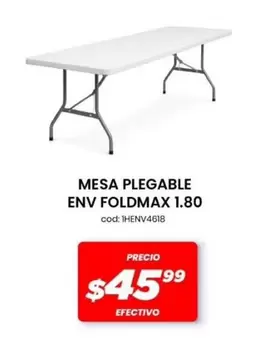 MESA PLEGABLE ENV FOLDMAX 1.80 cod: 1HENV4618