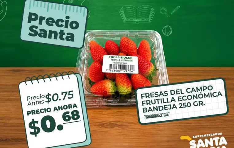 FRESAS DEL CAMPO FRUTILLA ECONOMICA
