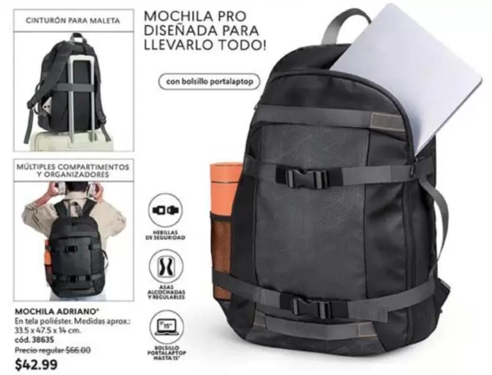 Pro - MOCHILA ADRIANO