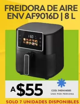 uno - FREIDORA DE AIRE ENV AF9016D
