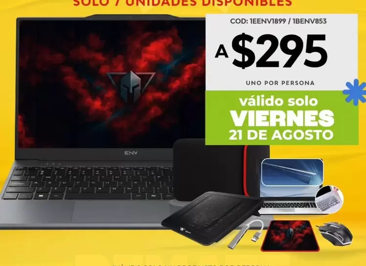 uno - LAPTOP GAMER COD: 1EENv1899 / 1BENv853