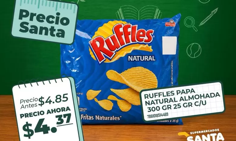 RUFFLES PAPA NATURAL