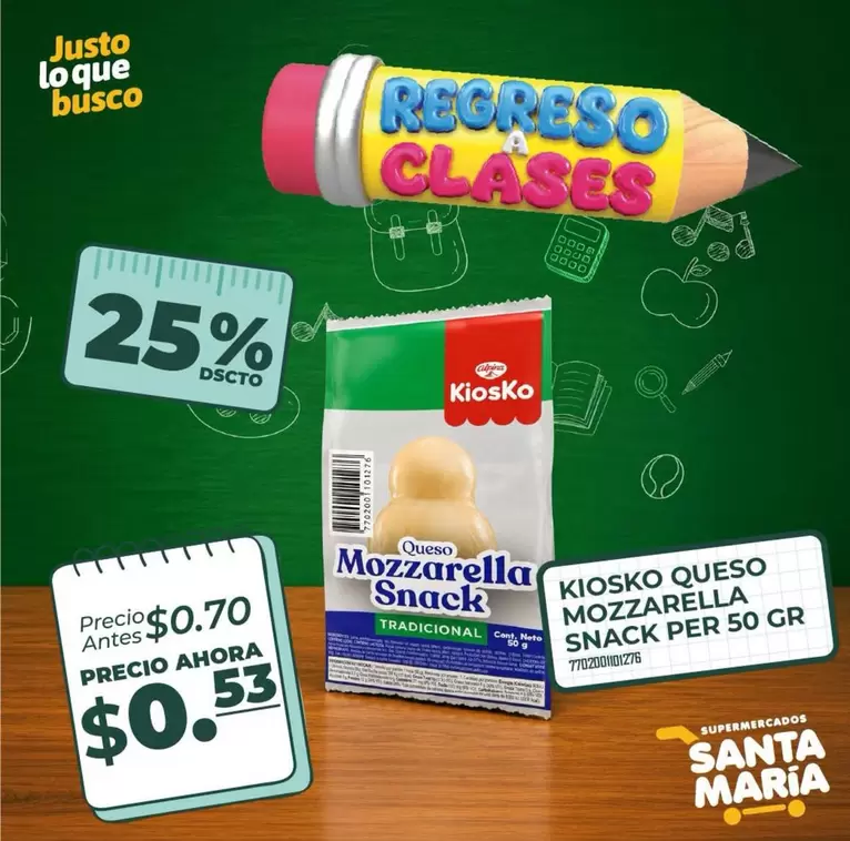 tradicional - Queso Mozzarella Snack