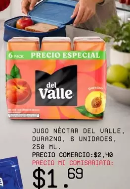Jugo Néctar, Durazno