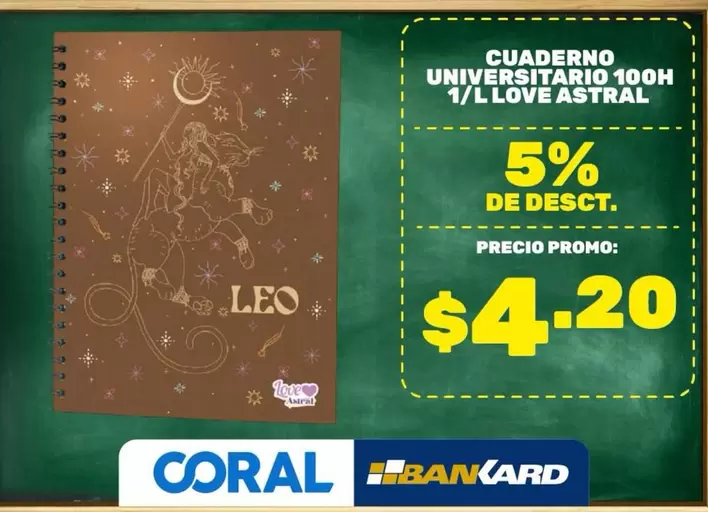 Love - CUADERNO UNIVERSITARIO 100H 1/L LOVE ASTRAL